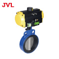 JL Pneumatic Soft seal worm gear butterfly valve